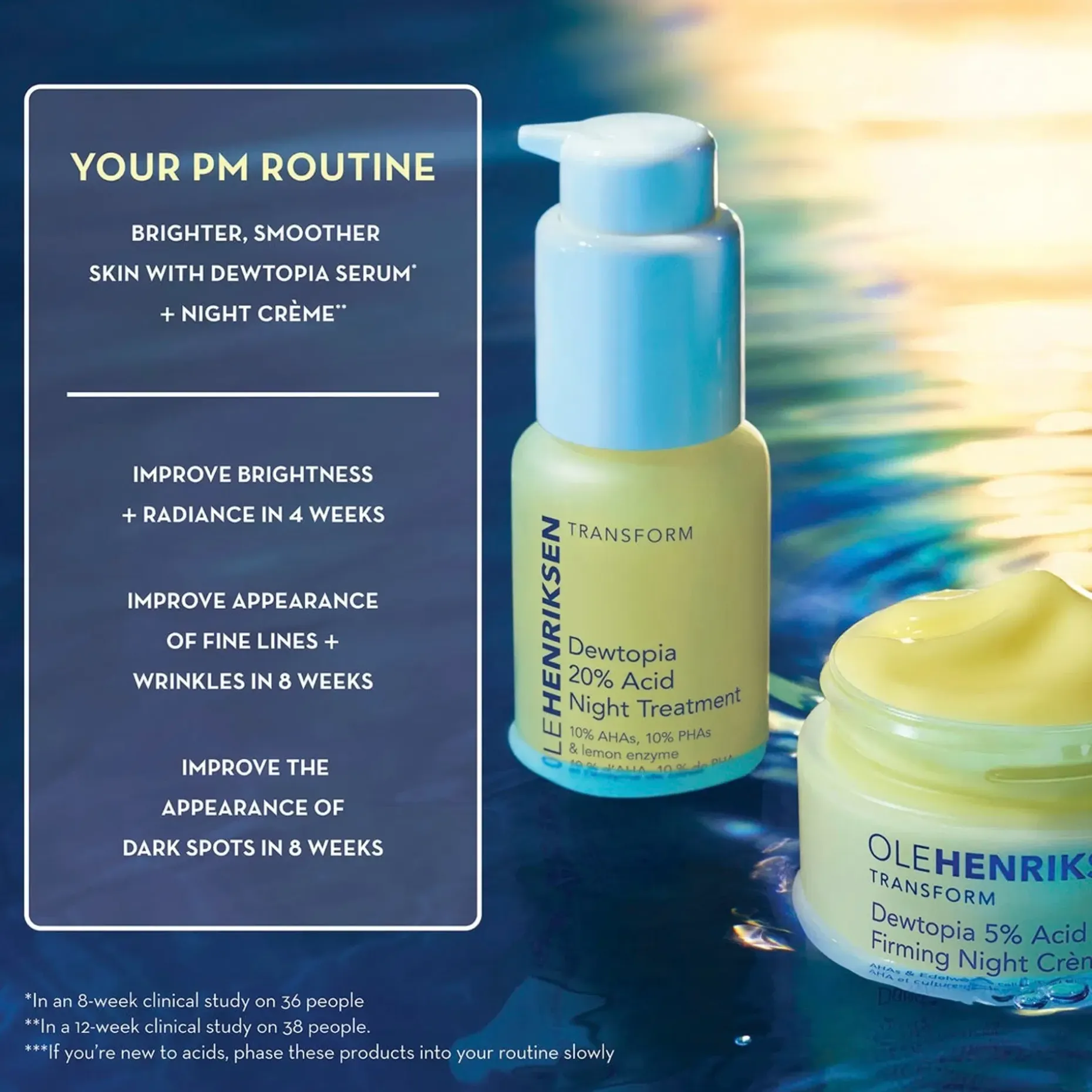 OleHenriksen Transform Dewtopia 5% Night Cream yövoide 50 ml