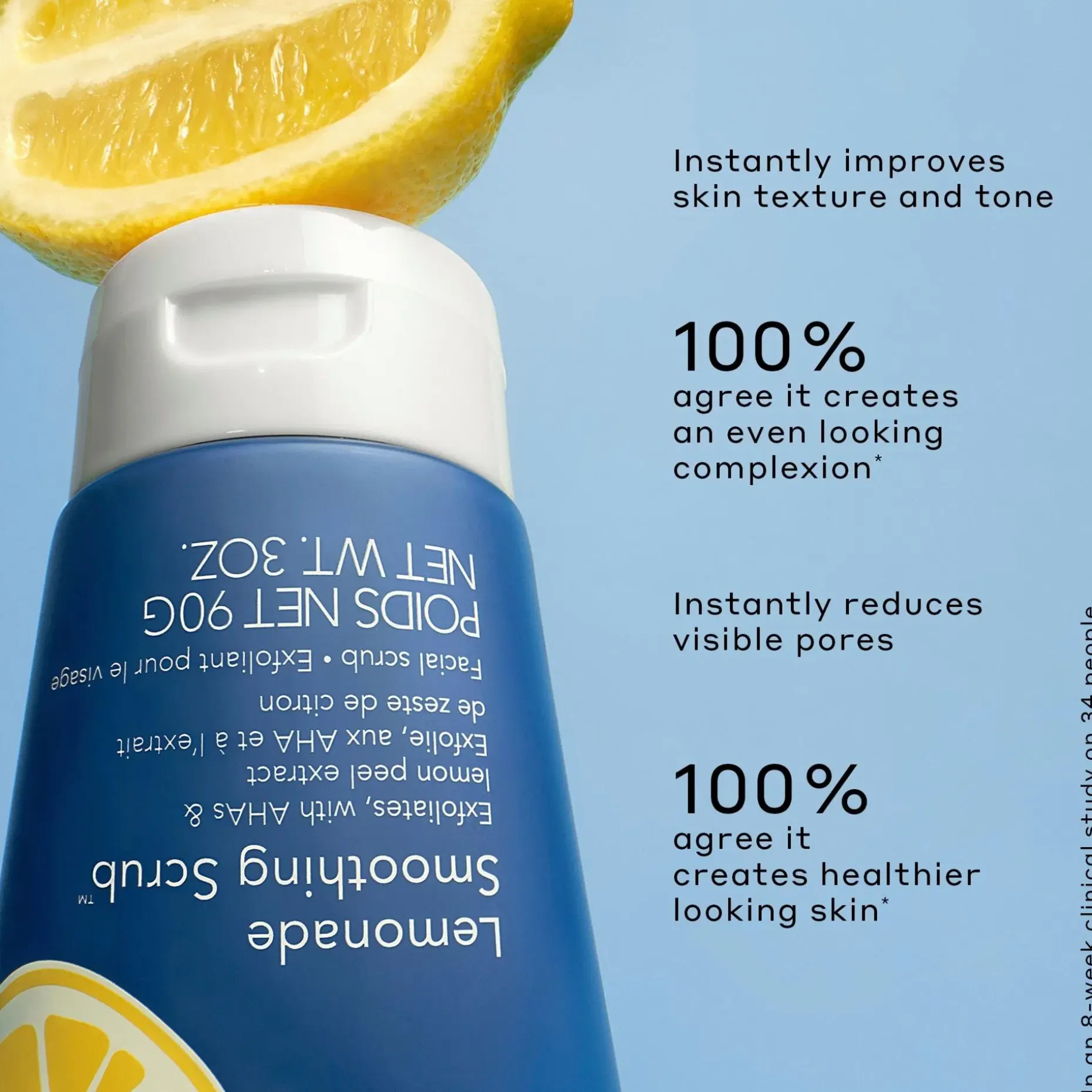 OleHenriksen Transform Lemonade Smoothing Scrub kasvokuorinta 90 g