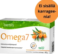 Omega7 kaksoistyrniöljy ravintolisä 60 kaps.