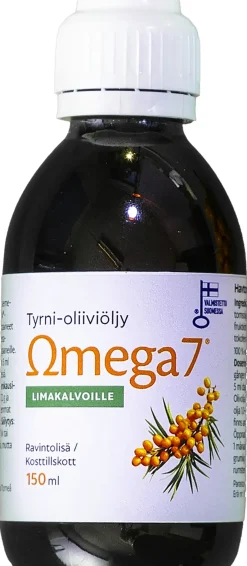 Omega7 SBA24® Tyrni-oliiviöljy Limakalvoille 150 ml