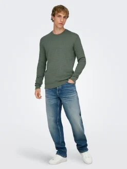 Only & Sons Onsberry ls crew neule