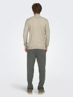 Only & Sons Onsloui half zip neulepaita
