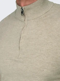 Only & Sons Onsloui half zip neulepaita