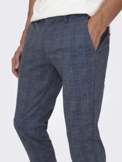 Only & Sons Onsmark slim check housut