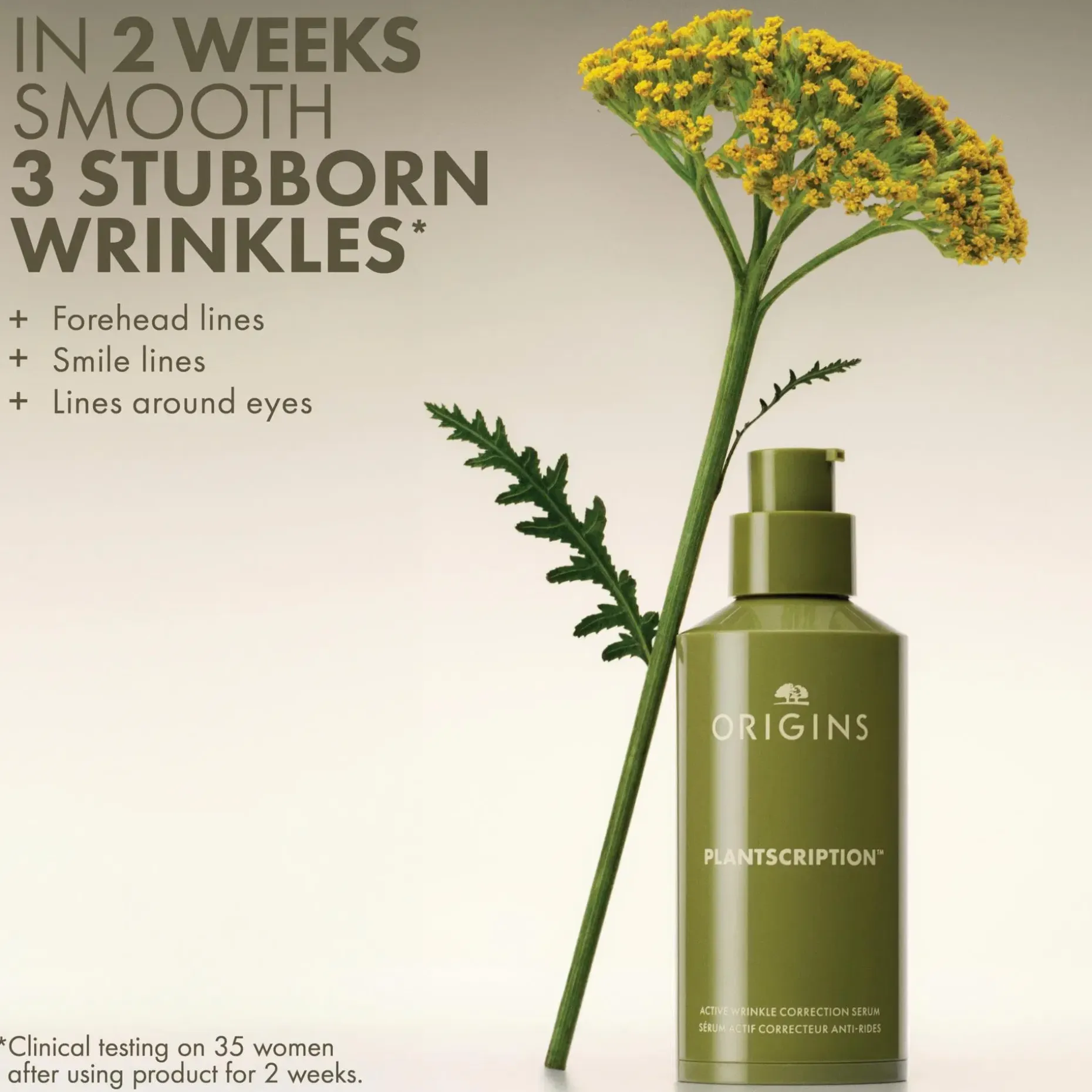 Origins Plantscription Active Wrinkle Correction Serum with Retinoid seerumi 48 ml