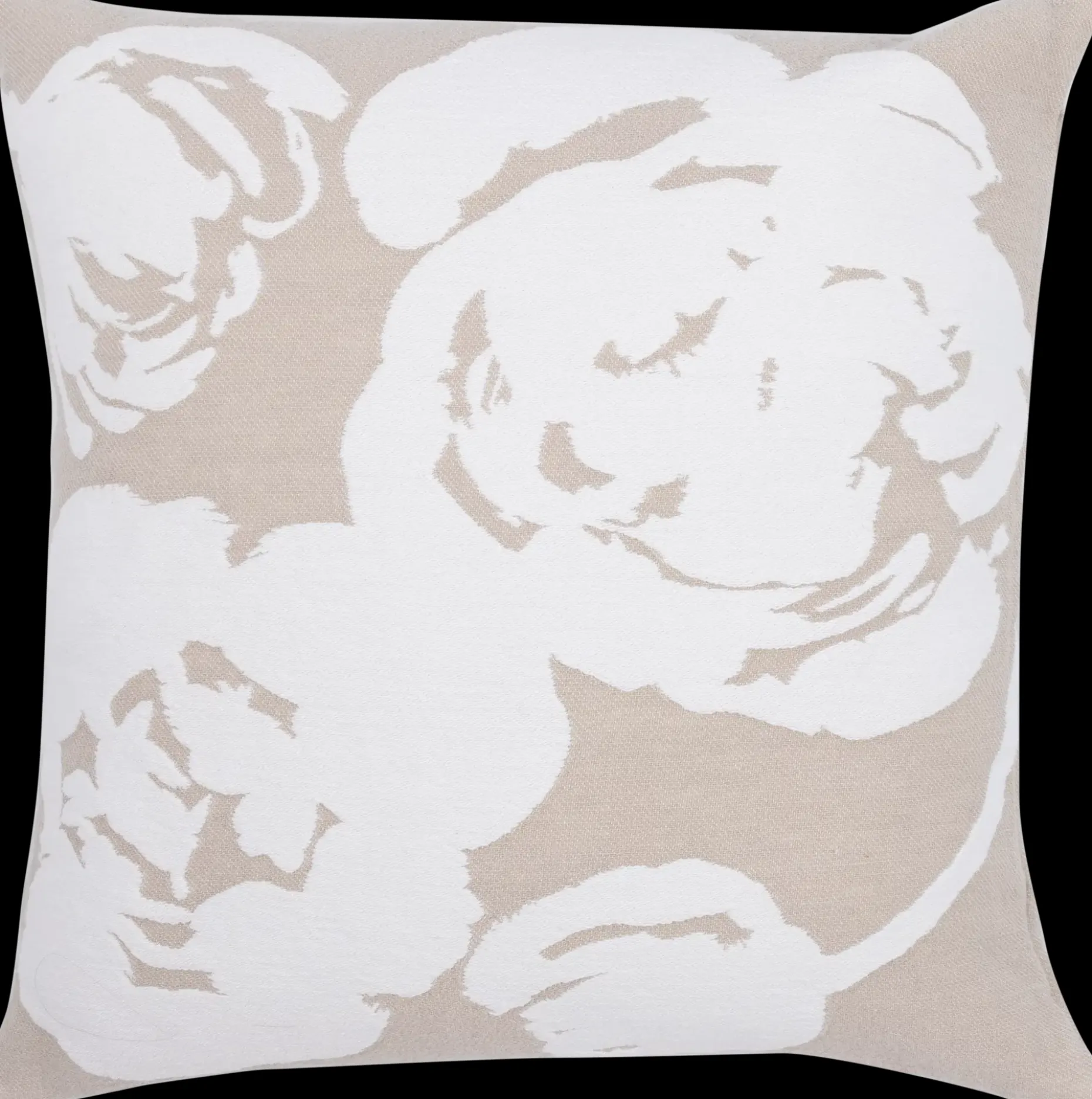 Pentik Lilia tyynynpäällinen jacquard 45x45 cm, valkoinen