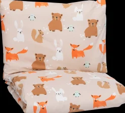 Pentik Metsänväki pussilakanasetti 85x125 cm vaaleanruskea