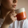 Pentik Tuntu muki 0,35 l, oranssi vaaleanpunainen