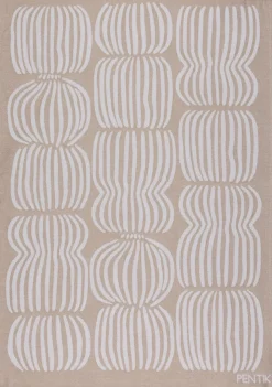 Pentik Vilja keittiöpyyhe 2 kpl/setti 47x70 cm vaaleanruskea
