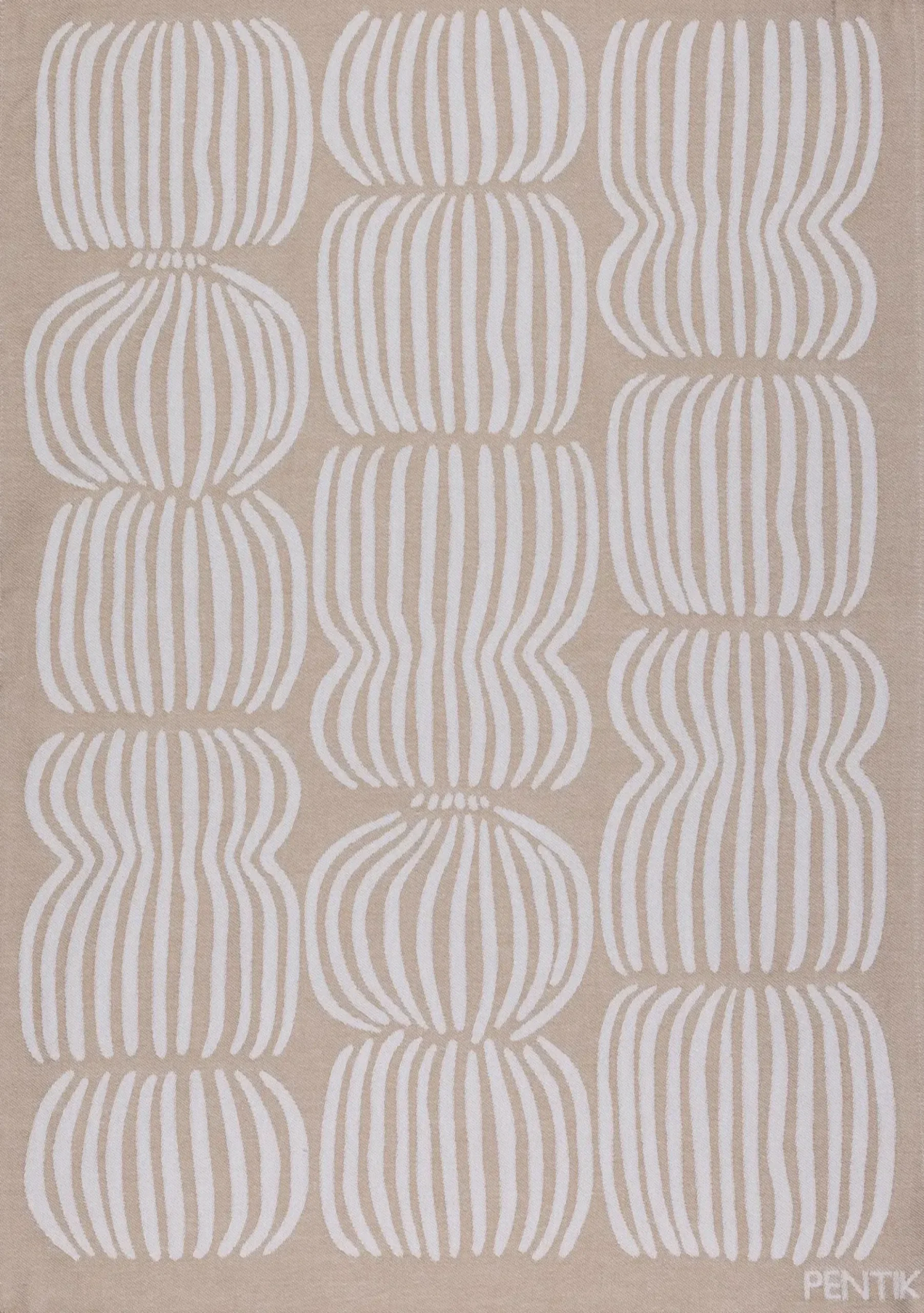 Pentik Vilja keittiöpyyhe 2 kpl/setti 47x70 cm vaaleanruskea