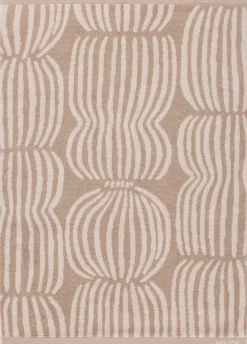 Pentik Vilja käsipyyhe 50x70 cm vaaleanruskea