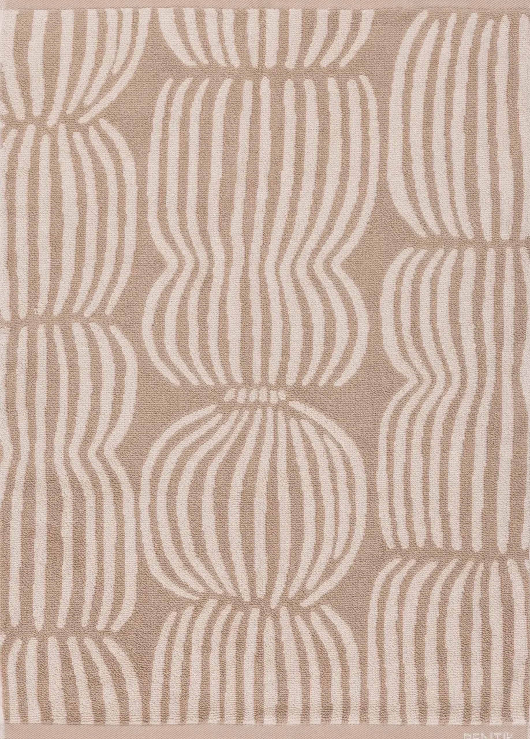 Pentik Vilja käsipyyhe 50x70 cm vaaleanruskea
