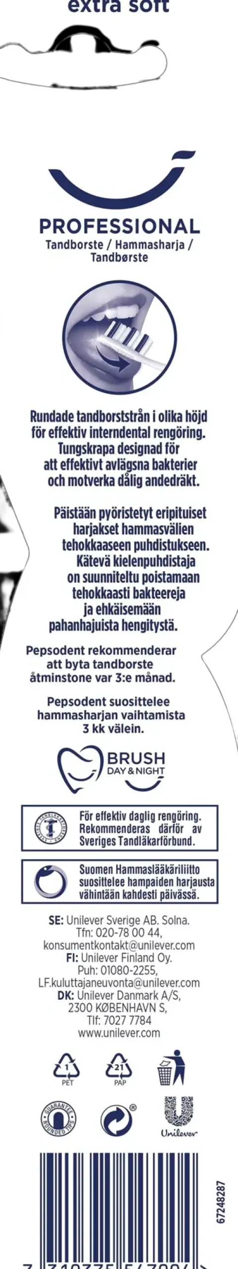 Pepsodent Professional hammasharja extra soft