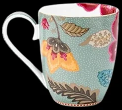 Pip Studio Blooming Tales muki 450ml sininen
