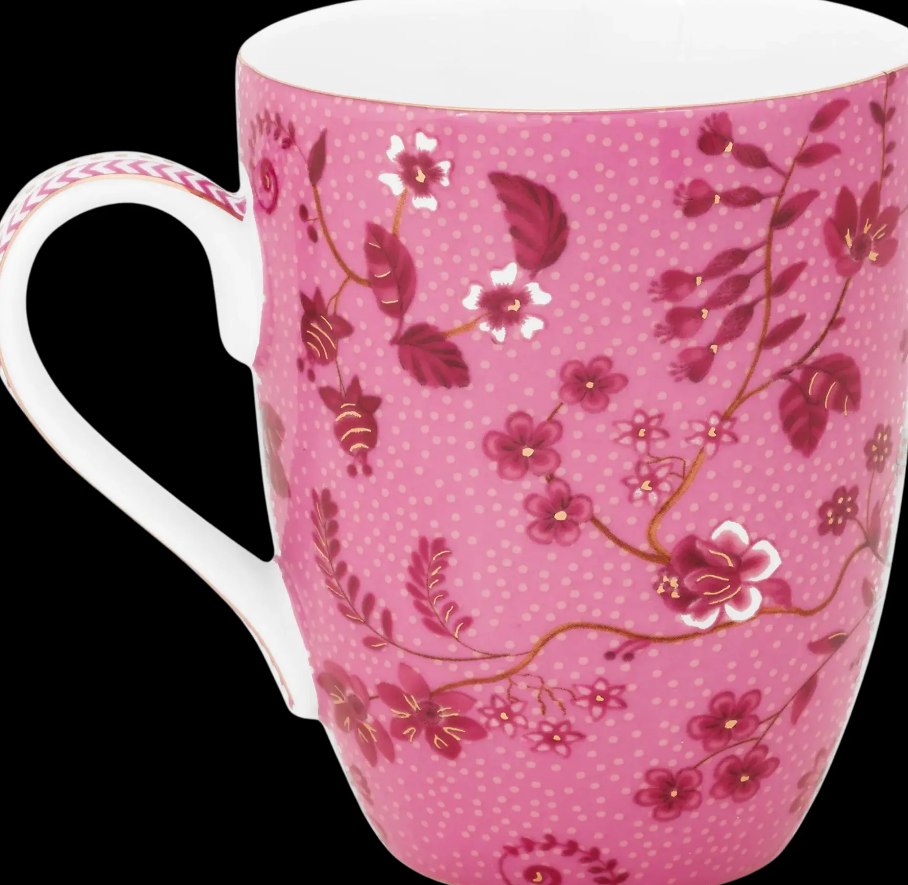 Pip Studio Jolie Flowers muki 350 ml pinkki