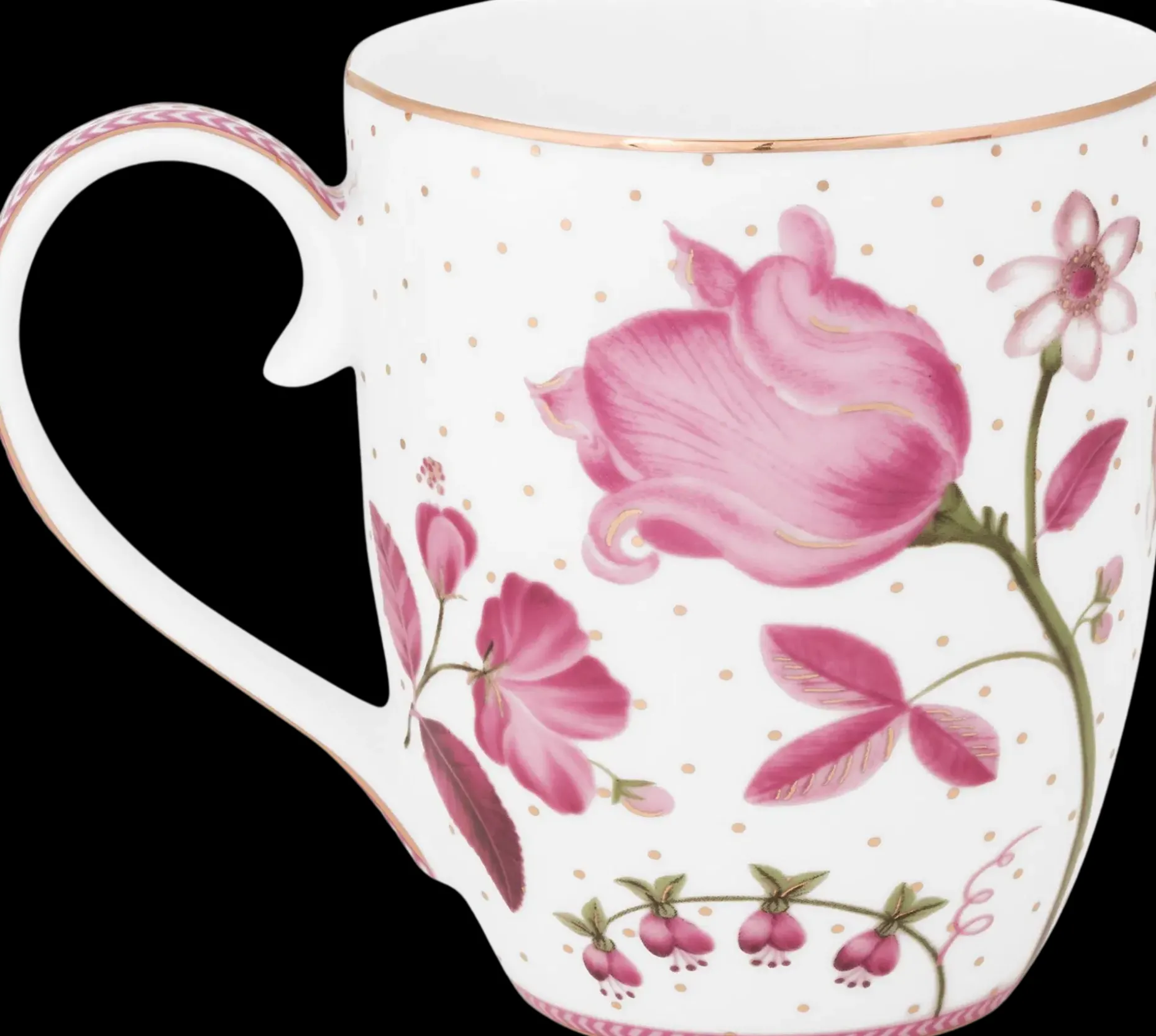 Pip Studio Jolie Tulip muki 450ml pinkki