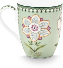 Pip Studio Lily & Lotus muki 350 ml vihreä