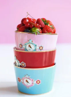 Pip Studio Love Birds Medallion kulho 15 cm pinkki