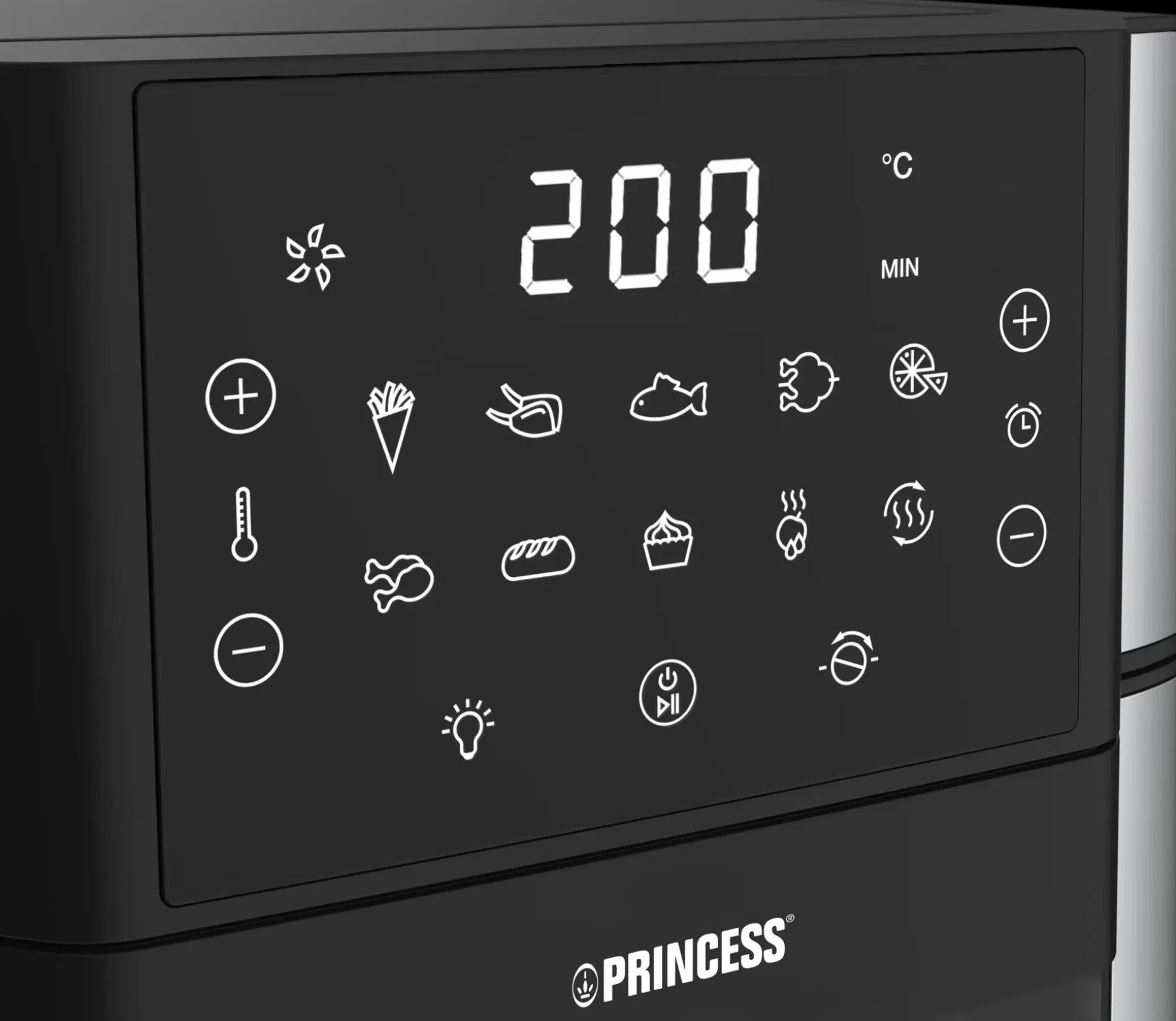 Princess 183315 Airfryer Uuni 12L, 2000W