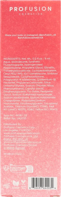 Profusion Cosmetics Shimmer Hour Liquid Blush nestemäinen poskipuna 6 ml