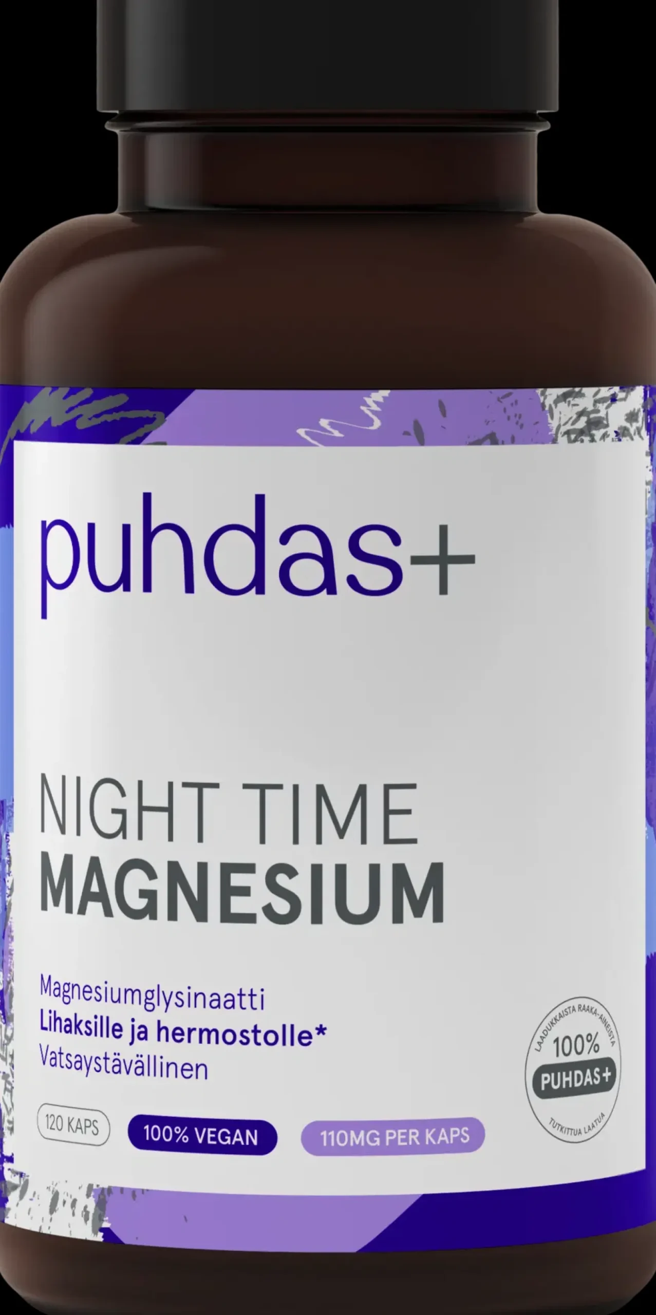 Puhdas+ Night time magnesium120 kaps