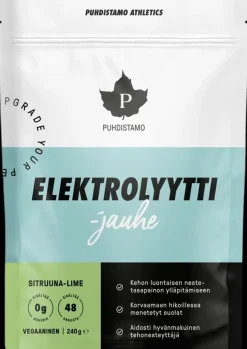 Puhdistamo Elektrolyyttijauhe Sitruuna Lime 240 g