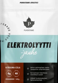 Puhdistamo Elektrolyyttijauhe Sitruuna-Cola 240 g