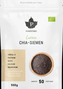 Puhdistamo Luomu Chia-siemen 500 g