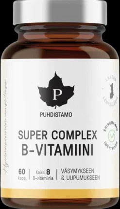 Puhdistamo Super Complex B-vitamiini 60 kapselia