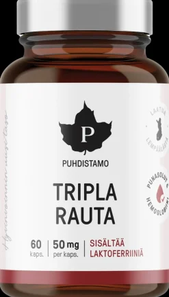 Puhdistamo Tripla Rauta 60 kaps.