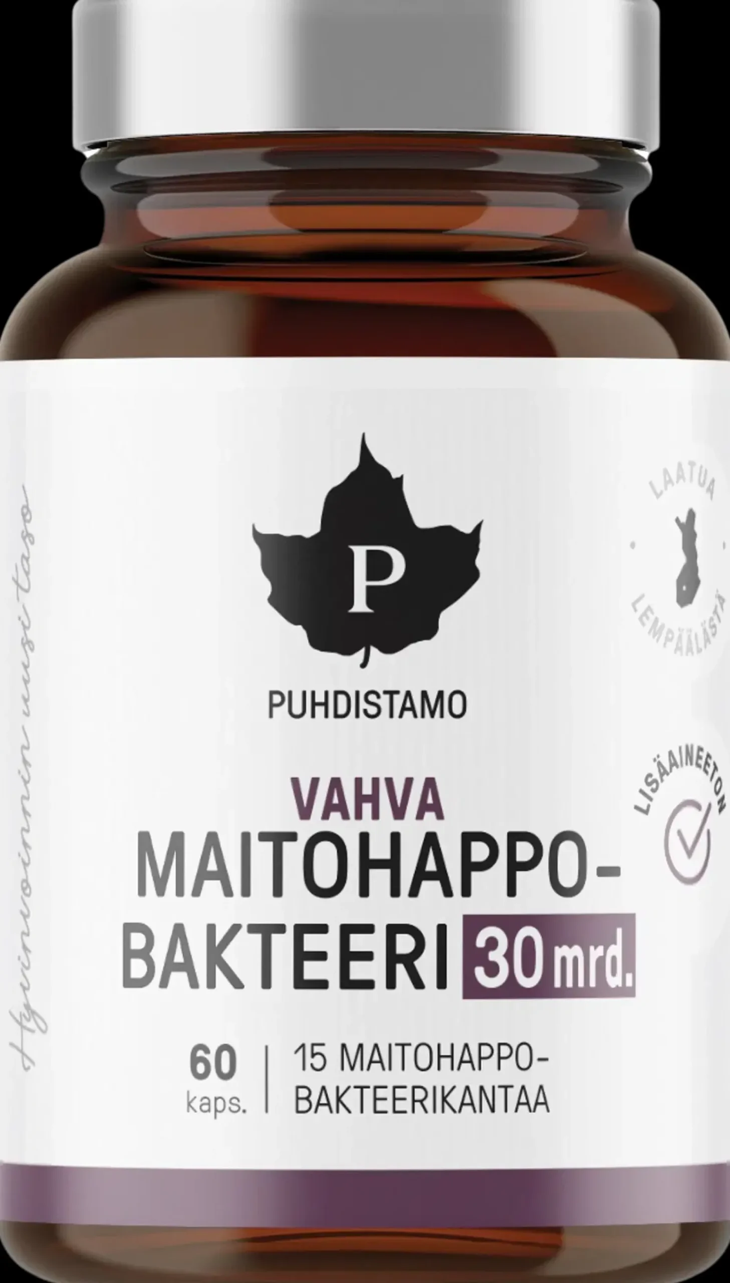Puhdistamo Vahva Maitohappobakteeri 30 Mrd. 60 kaps