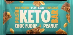 Pulsin Suklaafudge & maapähkinä keto proteiinipatukka 50g
