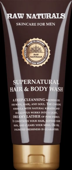 RAW Naturals 3 in 1 Supernatural Hair & Body Wash 200 suihkugeel