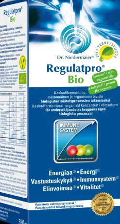RegulatPro Bio Luomu Ravintolisä biologisten säätelyprosessien tukemiseksi 350 ml