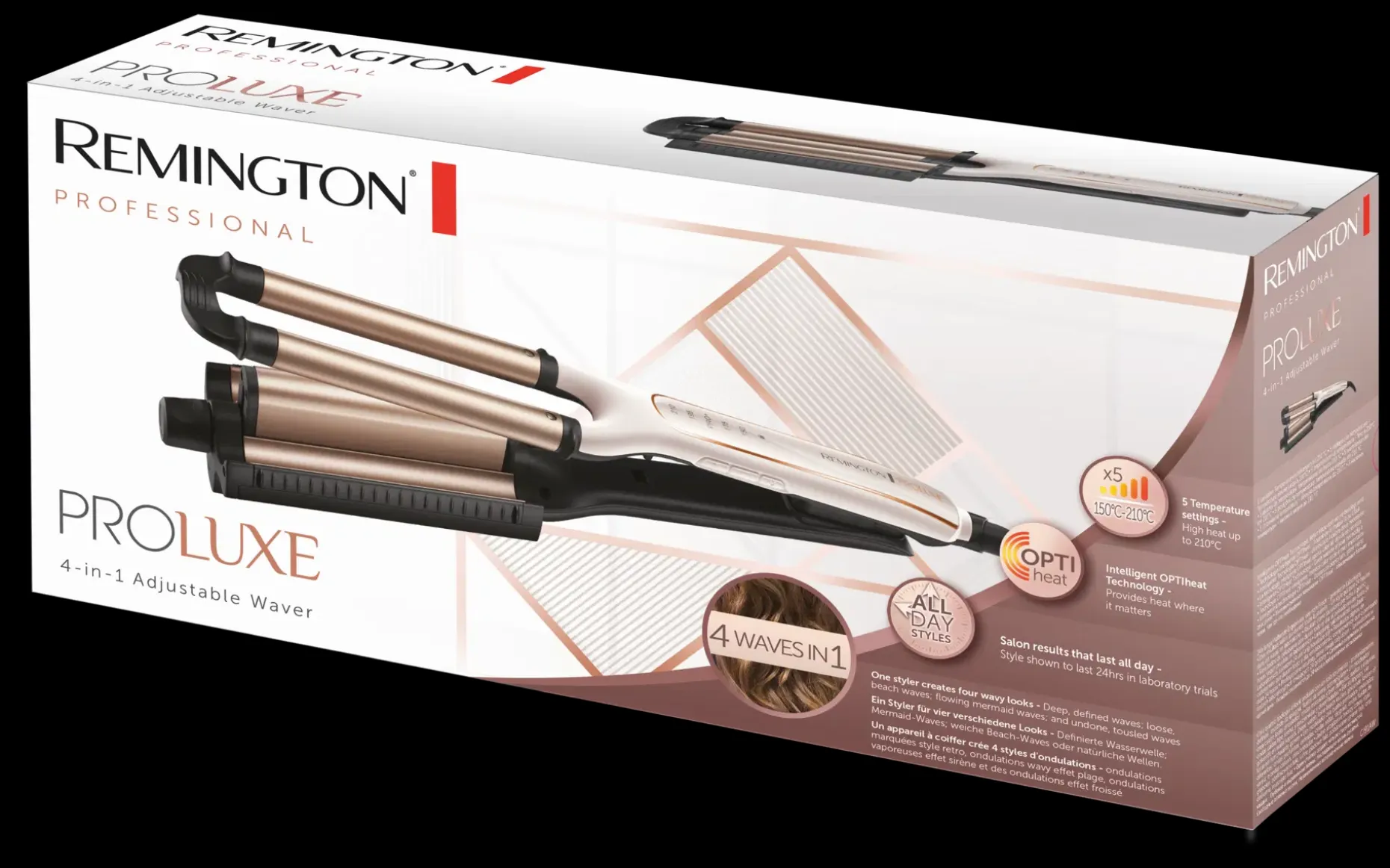 Remington Säädettävä lainerauta PROluxe 4in1 CI91AW