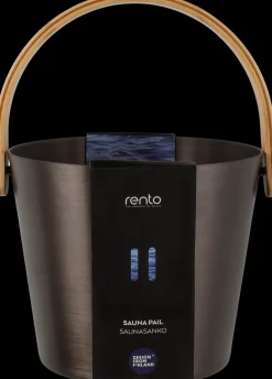 Rento Saunasanko alumiini tervanruskea