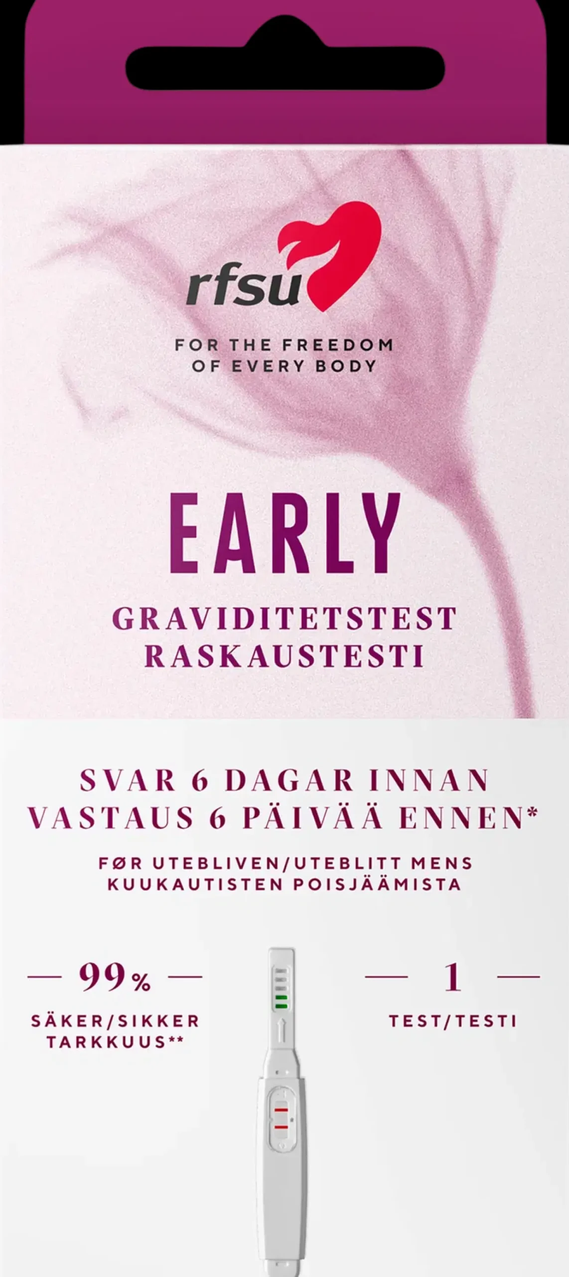 RFSU Early Varhainen Raskaustesti 1 kpl