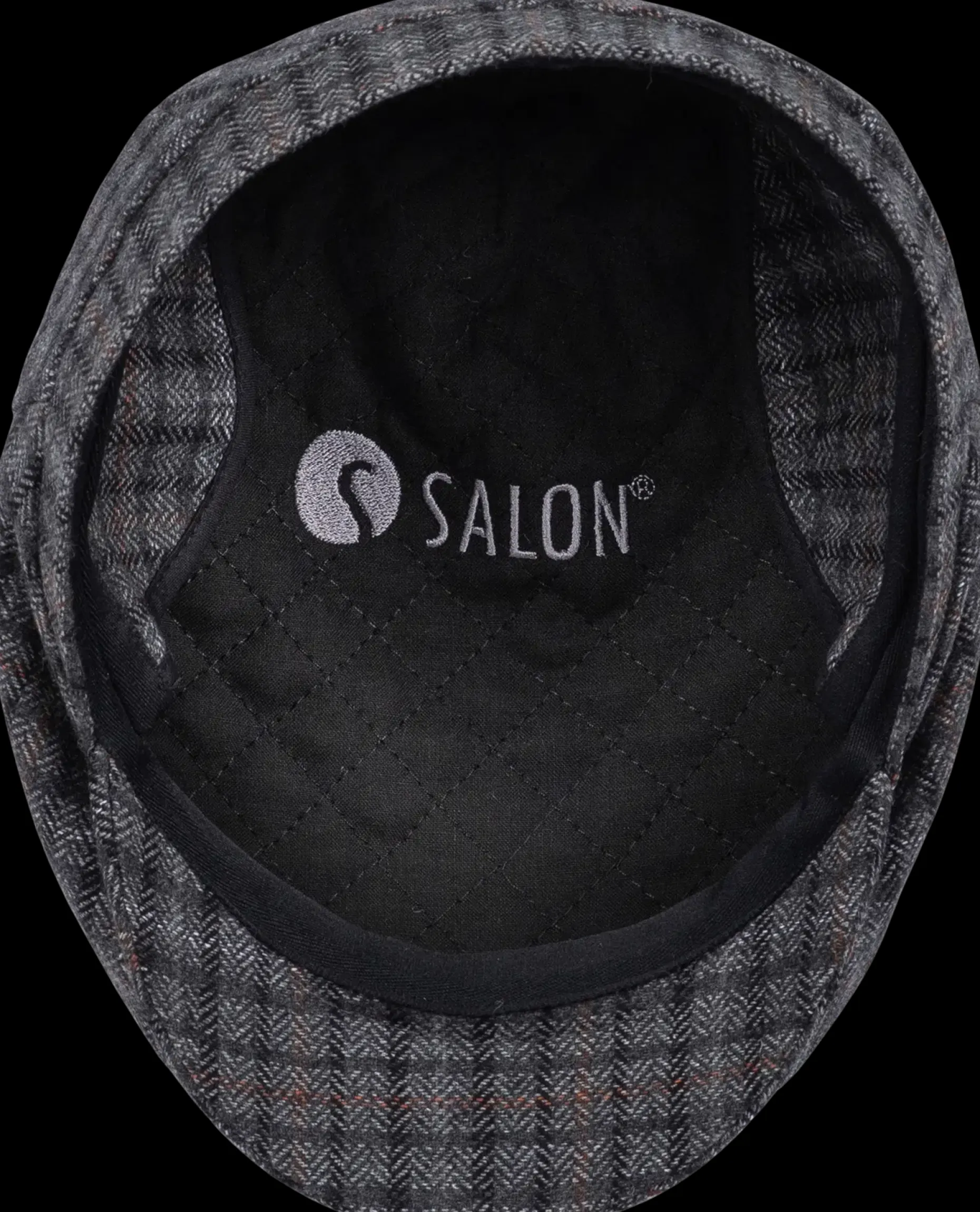 Salon Eero Gen Wool Blend Check flat cap lakki