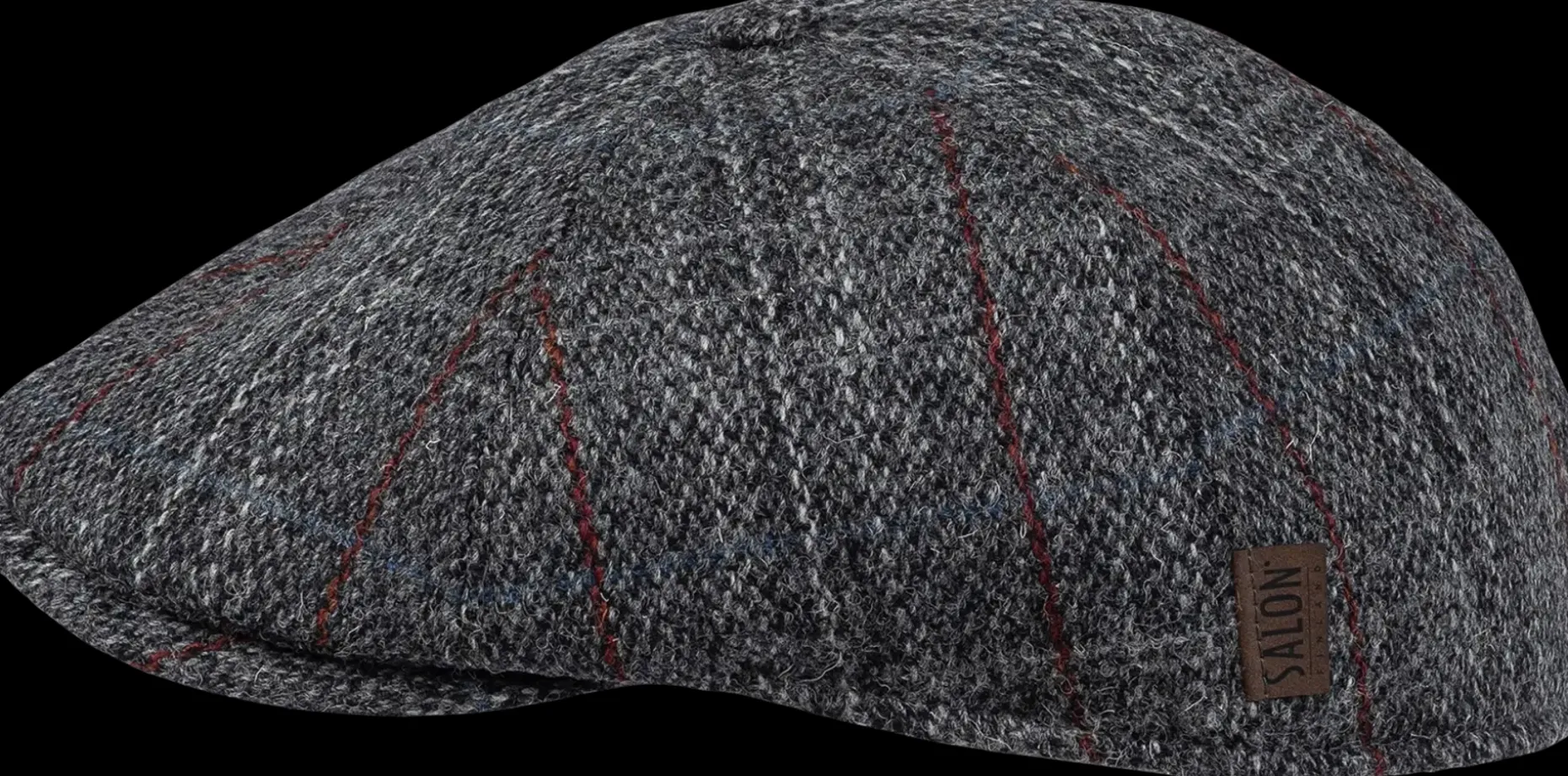 Salon Rocky Gen Harris Tweed flat cap lakki