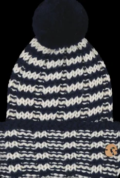 Salon Stripe merinovilla tupsu pipo