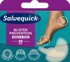 Salvequick Blister Prevention Heels & Toes rakkolaastari 10kpl