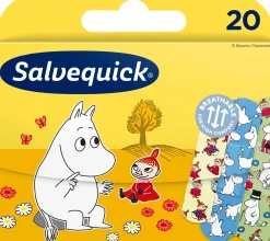 Salvequick Muumi lastenlaastari 3 kokoa 20kpl