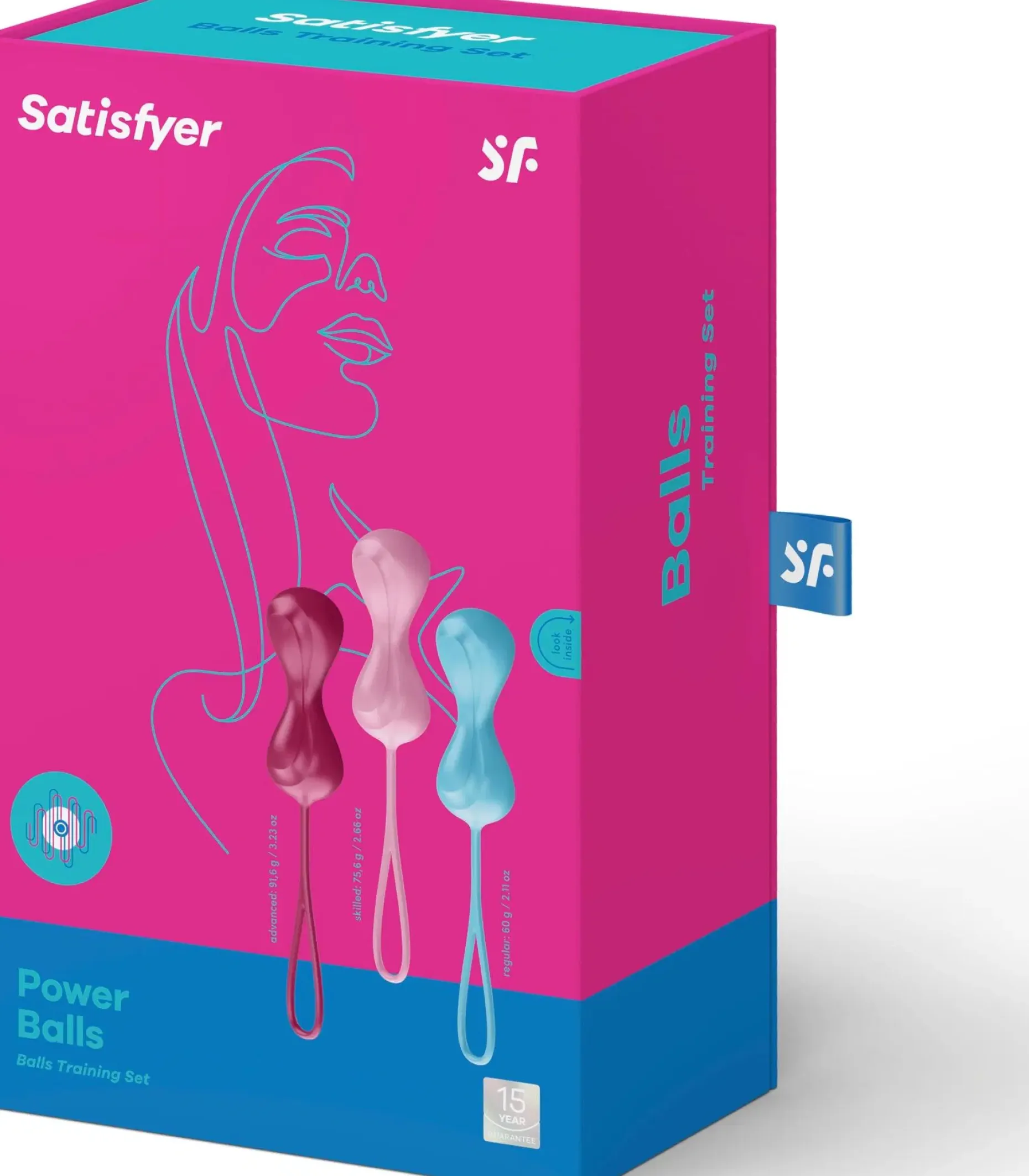 Satisfyer Power Balls geishakuulat 3 kpl