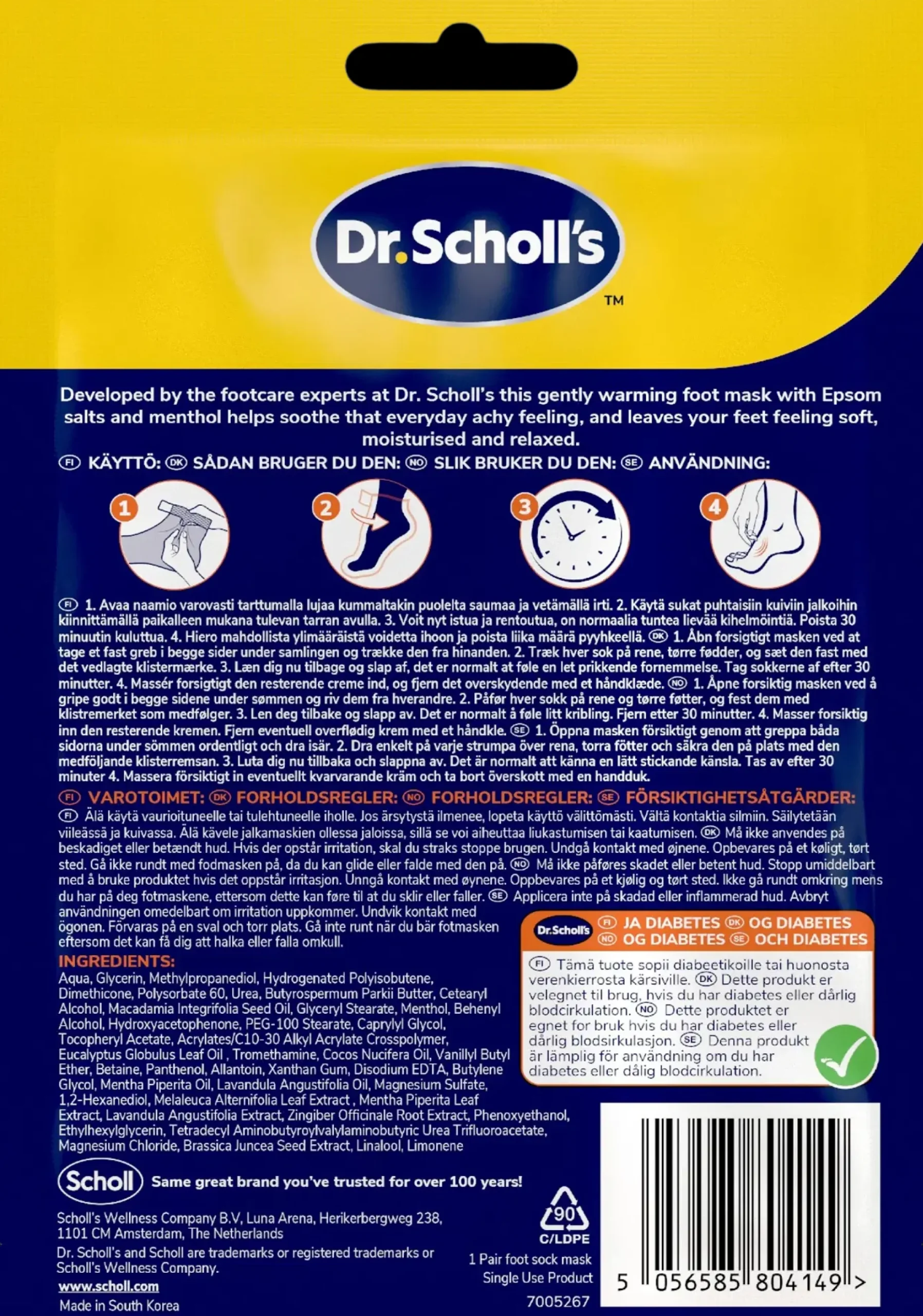 Scholl Soothing & Revitalising jalkanaamio
