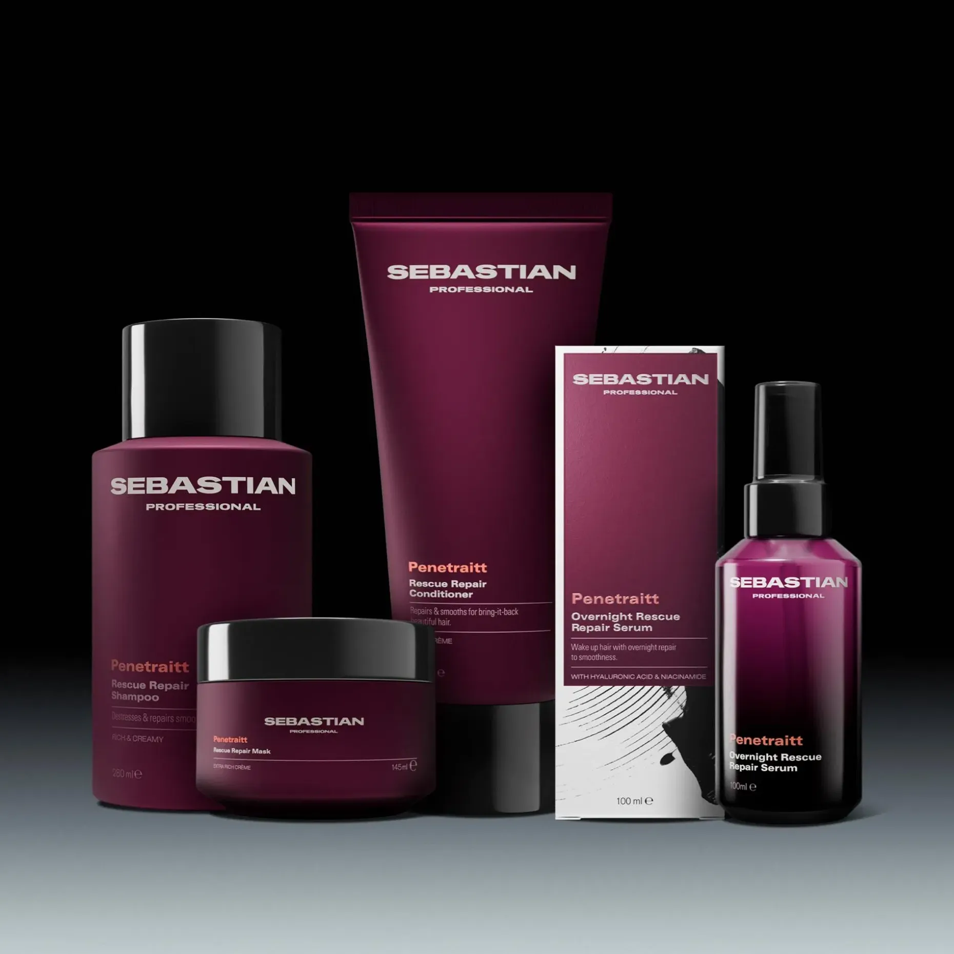 Sebastian Professional Penetraitt Rescue Repair Shampoo 280ml