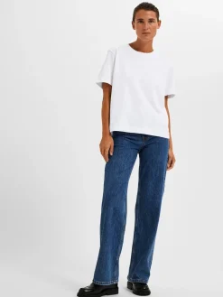 Selected Femme SLFEssential Boxy t-paita