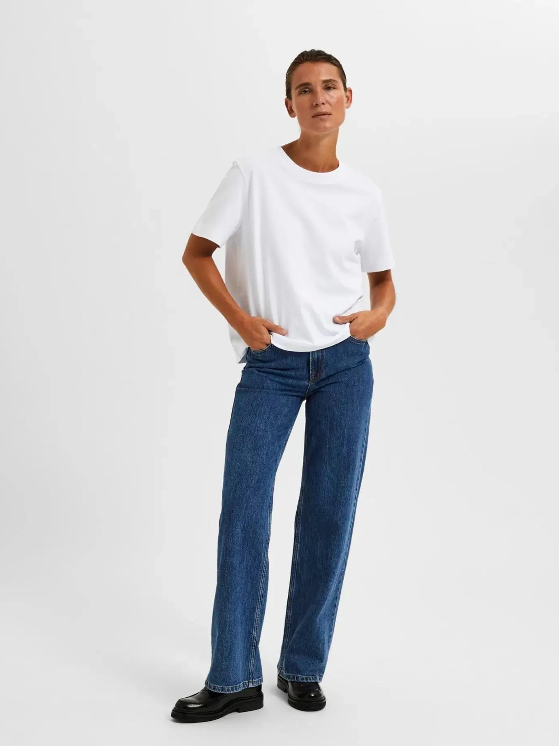 Selected Femme SLFEssential Boxy t-paita