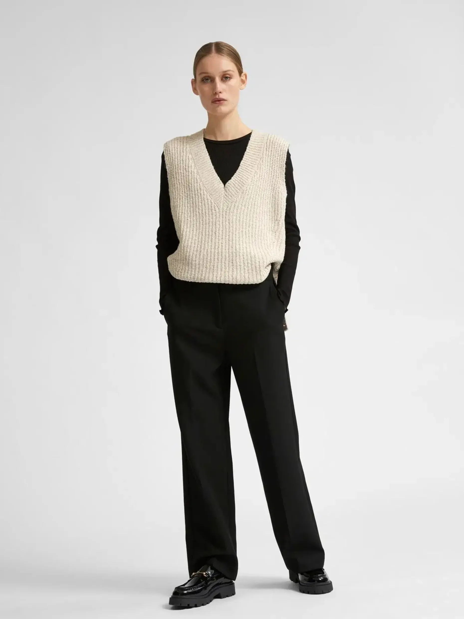 Selected Femme SLFRita leveälahkeiset housut