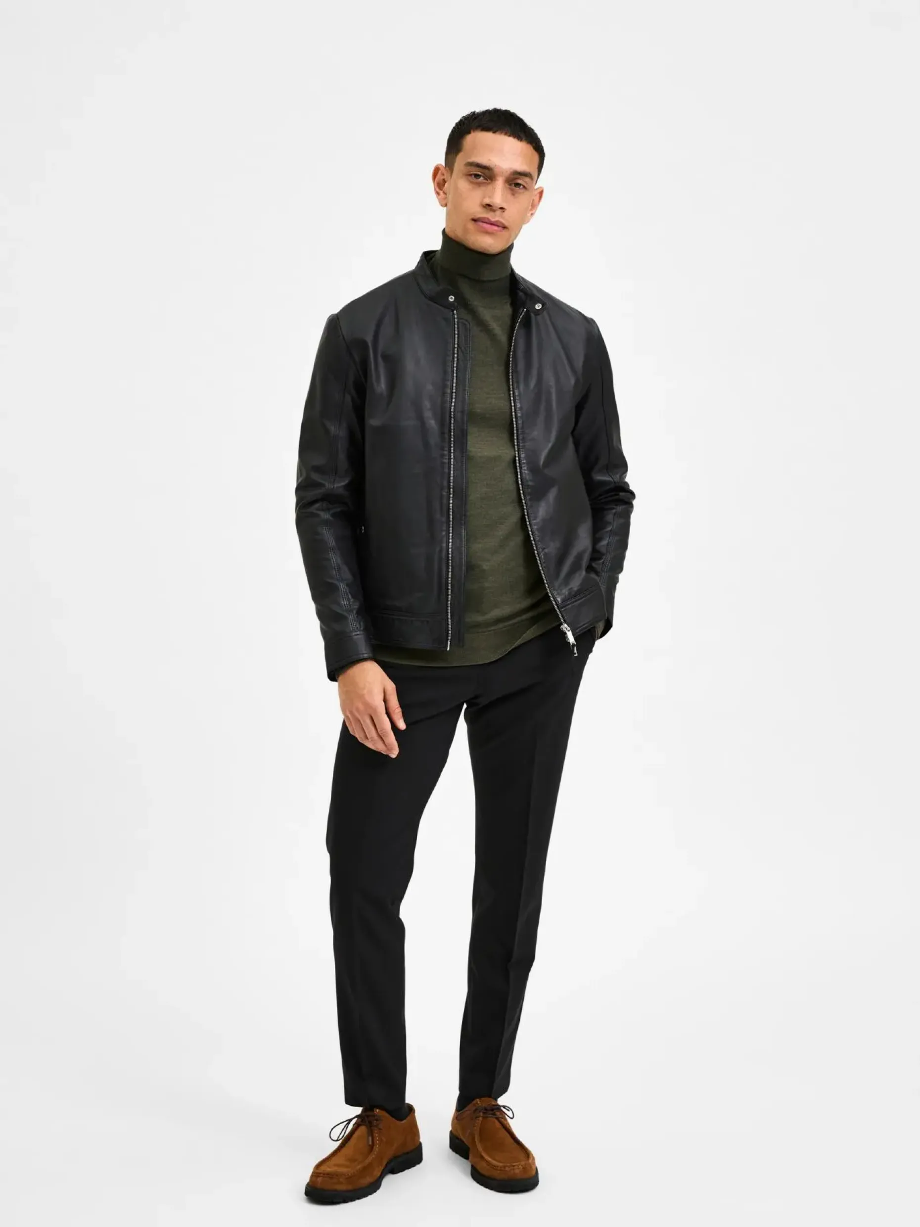 SELECTED HOMME Slharchive classic nahkatakki