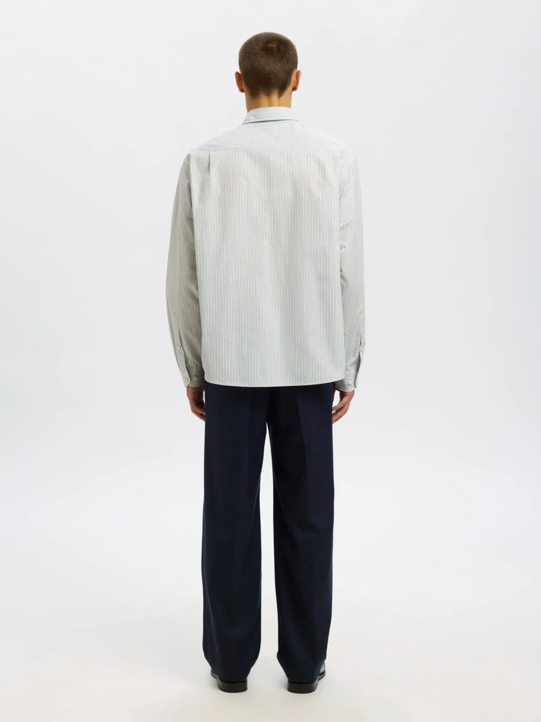 SELECTED HOMME Slhctmben stripe ls shirt kauluspaita